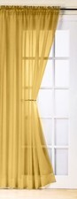Plain Voile Curtain Panel Rod Pocket Slot Top FREE 1ST CLASS POST 36" -108" Drop