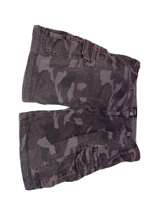 No Boundaries Camo Cargo Shorts Pockets Size 46