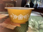 Vintage Pyrex Butterfly Gold Floral Casserole 1 Qt. Bowl (no Lid) 473