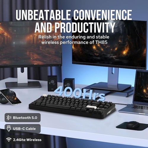 EPOMAKER TH85 QMK/VIA Wireless Mechanical Keyboard - Picture 5 of 9