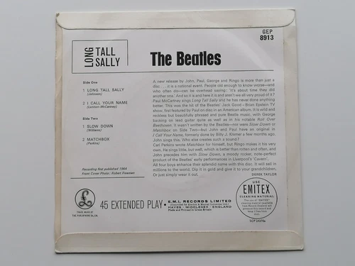 THE BEATLES   ORIG 1964 UK  EP    LONG  TALL SALLY   EX