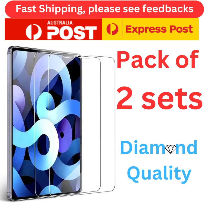 Tempered Glass Screen Protector For Apple iPad 10th 9th 8th 7th 6th Gen Air 5 4