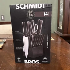 Schmidt Bros Cutlery Highline 14pc Knife Block Set NEW