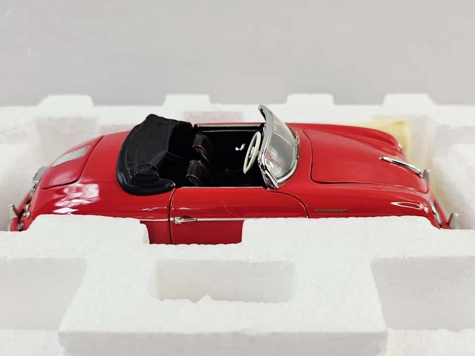 Coche diecast Franklin Mint 1955 Porsche 356 Speedster convertible descapotable 1/24 Foto 2 de 4