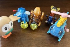 Lot 5 Plastic Working WIND Up TOYS See Photos