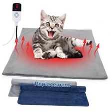 Cat Heating Pad Outdoor, Heated Cat Bed for Dogs, Indoor Warming Electric Pet S