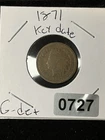 1871 indian head cent G Details Key Date