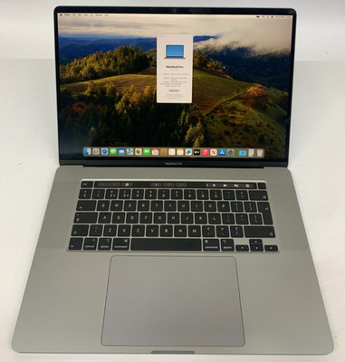 Apple MacBook Pro A2141 16'' i7 9. Gen 16GB RAM 500GB NVMe Grade C GBR