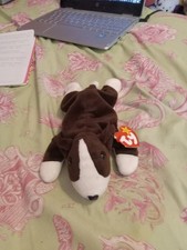 Ty Beanie Baby- Bruno The Dog-Retired