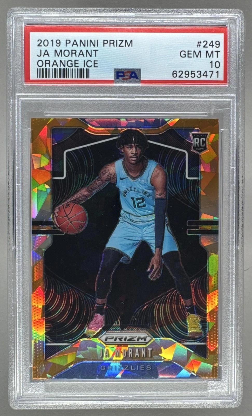 Ja Morant Prizm RC PSA 10
