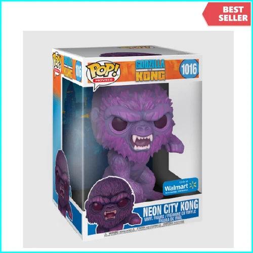 Funko POP Movies Godzilla vs Kong Neon City Kong #1016 Walmart Exclusive