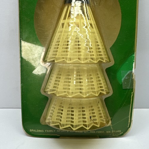 Vintage Spalding Genuine Medium Speed ShuttleCocks Badminton NOS New Old Stock - Picture 3 of 6
