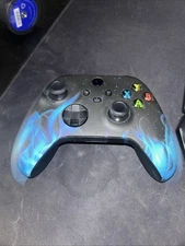xbox series x controller blue flames