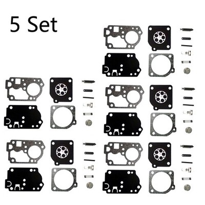 5x Carburetor Carb Gasket Kit Fit For Zama RB-142 For Homelite C1U-W32 C1U-W32A