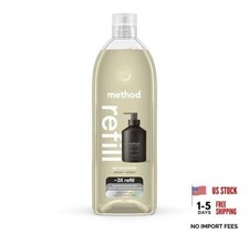 Method Gel Hand Soap Refill, Vetiver + Amber, 34 Fl Oz (Pack of 1) (Packaging 0.42 per fl oz