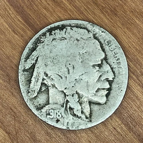 1918-D Buffalo Nickel