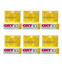 1-6 Pcs OXY 10 Stubborn Acne Pimple Treatment 25g Benzoyl Peroxide Free Shipping