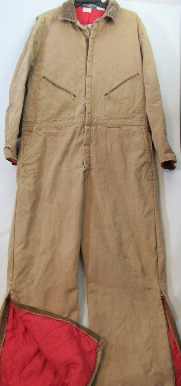 Vtg USA Walls Blizzard Pruf 2480X Insulated Coveralls Men's 2X-LARGE 50-52