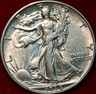 Uncirculated 1936-D Denver Mint Silver Walking Liberty Half Denver Liberty Walking