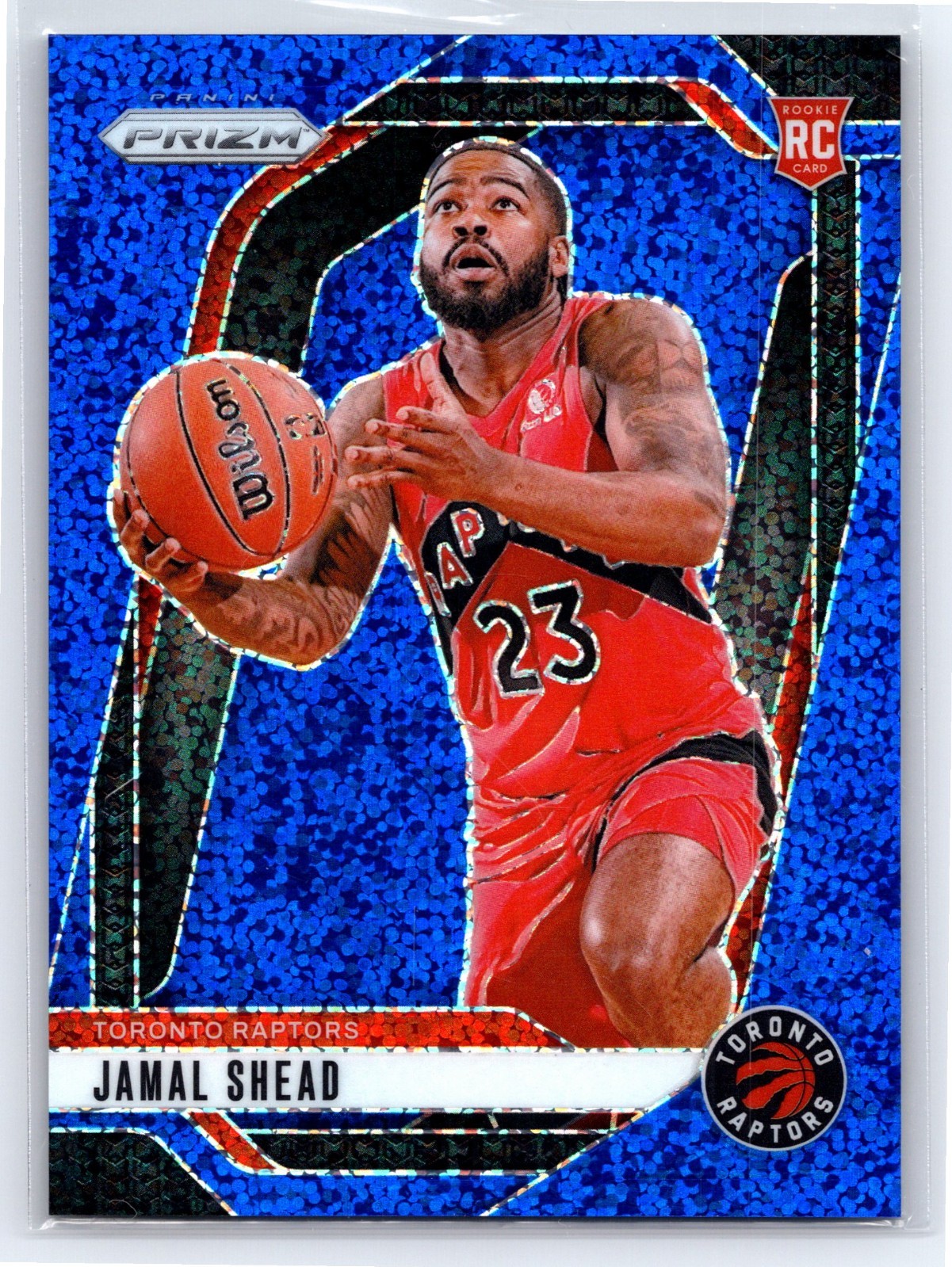 2024-25 Panini Prizm - Jamal Shead #241 Blue Sparkle Prizm /144 (RC)