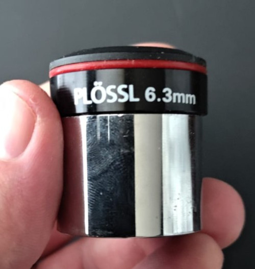Oculare PLOSSL 6,3 mm 1,25 Pollici per Telescopio Astronomico