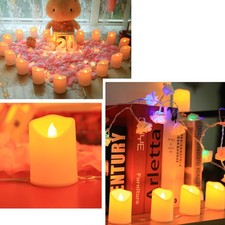  Bougies Sans Flamme Romantiques Décorations De Mariage Proposition