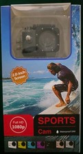 ACTION SPORTS CAM Full HD 1080P Waterproof to 30m 2" LCD Screen Wide Angle Lens