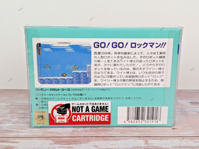 NOT A GAME CART Rockman Family Cassette Famicom Box & Storage Case Cart