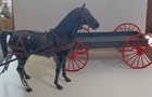 Vintage Marx Johnny West Buckboard & Horse