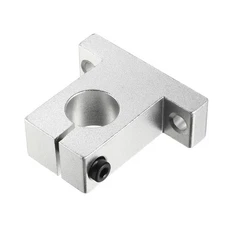 SK16 Aluminum Linear Motion Rail Clamping for 16mm Shaft Rod Guide Support,4Pcs