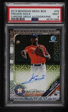 2019 Bowman Mega Box Chrome Mojo Auto Freudis Nova #BMA-FN PSA 9 MINT Auto 1u6