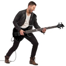 Glarry 39" Burning Fire Electric Bass Guitar Starter Kit With 20W AMP