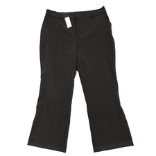 NEW Nine West Women’s 14P Barely Bootcut Black Pockets Long Dress Pants