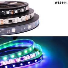 WS2812B WS2811 WS2815 WS2813 RGBIC LED Strip WS2812 30/60/144Pixels/Leds/M Indiv