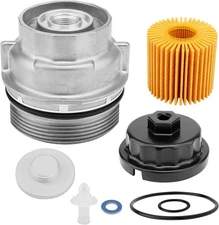 Engine Oil Filter Housing Cap Assembly Kit, Compatatible With 2005-2021 Lexus 