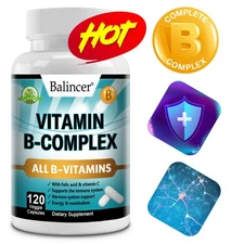 Vitamin B complex capsules - maintain healthy metabolism - brain nerve health