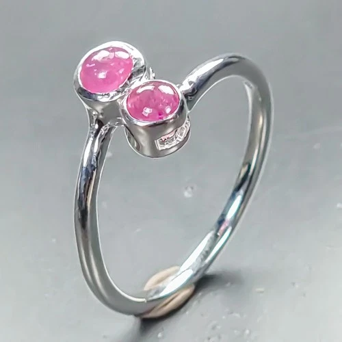 Jewellery Ruby Ring 925 Sterling Silver Size 7 /R464393