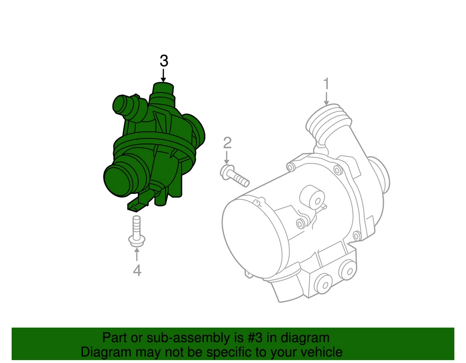 Unidad de termostato original BMW 11-53-7-601-158 Foto 2 de 2