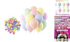 Pastel Balloons Latex Party Balloons - 150 Pack 5inch Small 01-assorted-d02
