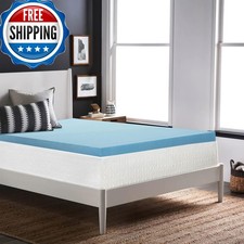 Zayton, 3-Inch Gel Memory Foam Mattress Topper, CertiPUR-US Certified Superior