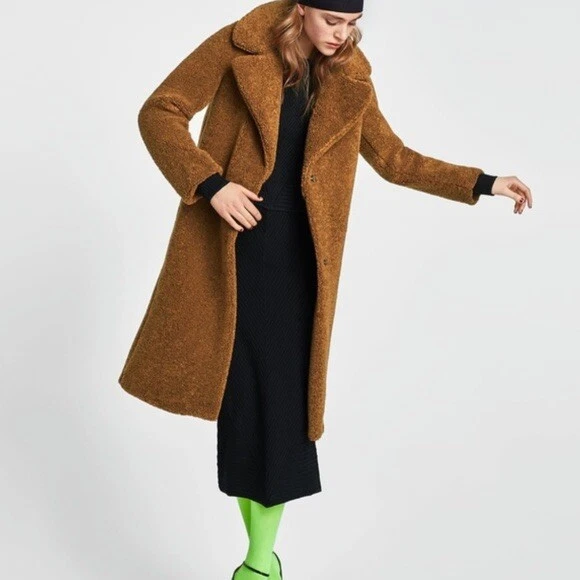 Zara teddy deals coat