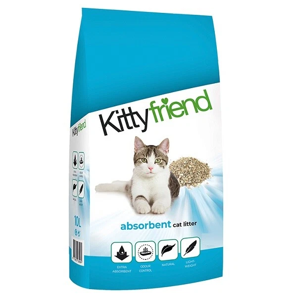 Non absorbent top kitty litter