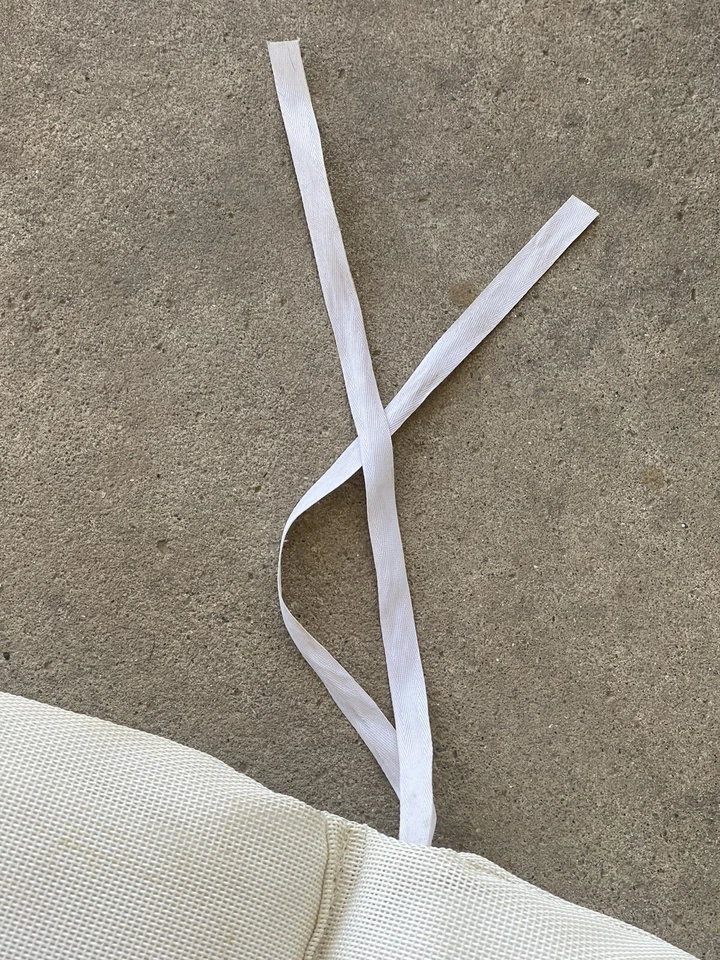 Vintage Lawn Chaise Chair Cushion Mid Century Patio Lounge Pad - 1960/70s - Image 4 of 4