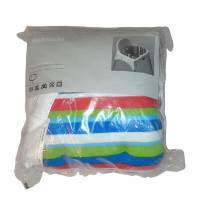 Ikea Barnslig Padded High Chair Multicolor Striped Insert Eva Lundgreen New