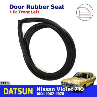Front LH Weatherstrip Door Seal Rubber Fits Datsun Nissan Violet 710 160J 67-76