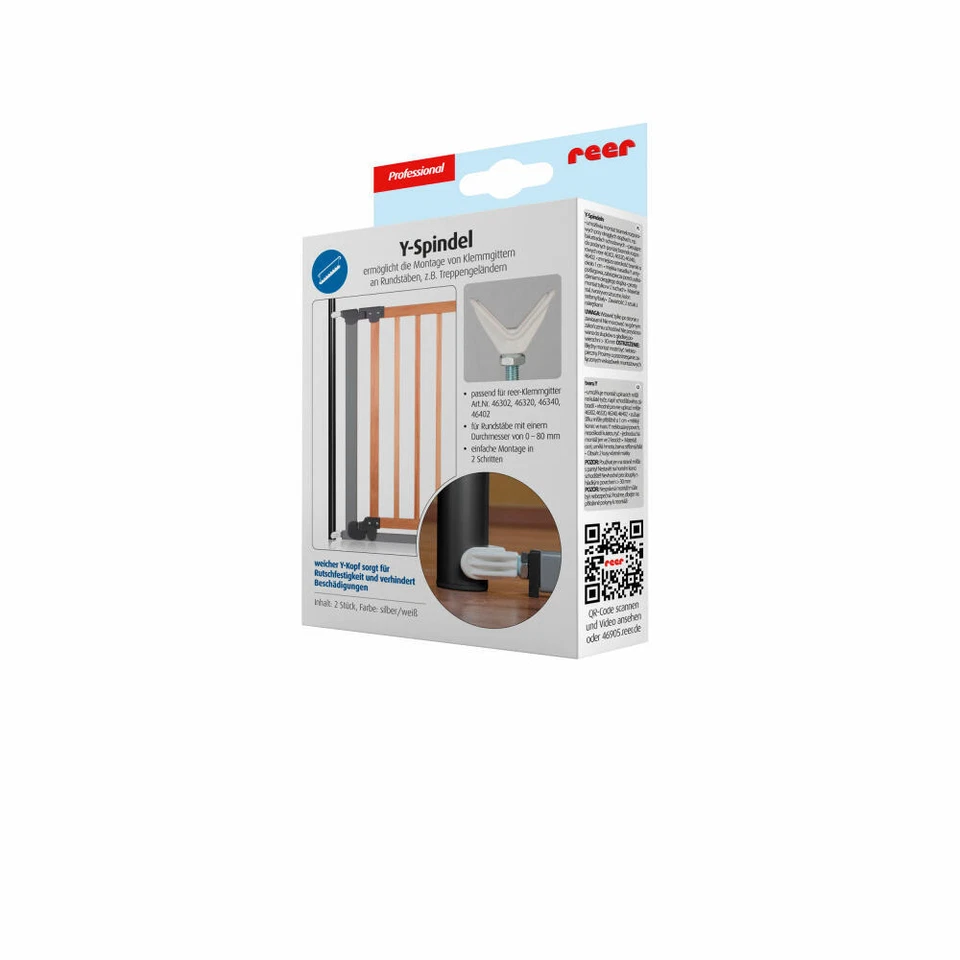 reer Y-Spindel Schrauben f. Kindergitter Türschutzgitter Zubehör Kindersicherung - Bild 2 von 2