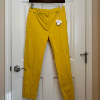 MaxMara cut-label Cotton Stain Trousers Size: Medium US4/6 Spring/Summer