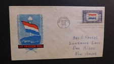 1943 Occupied Nations First Day Cover FDC Netherlands Washington DC Oak Ridge NJ