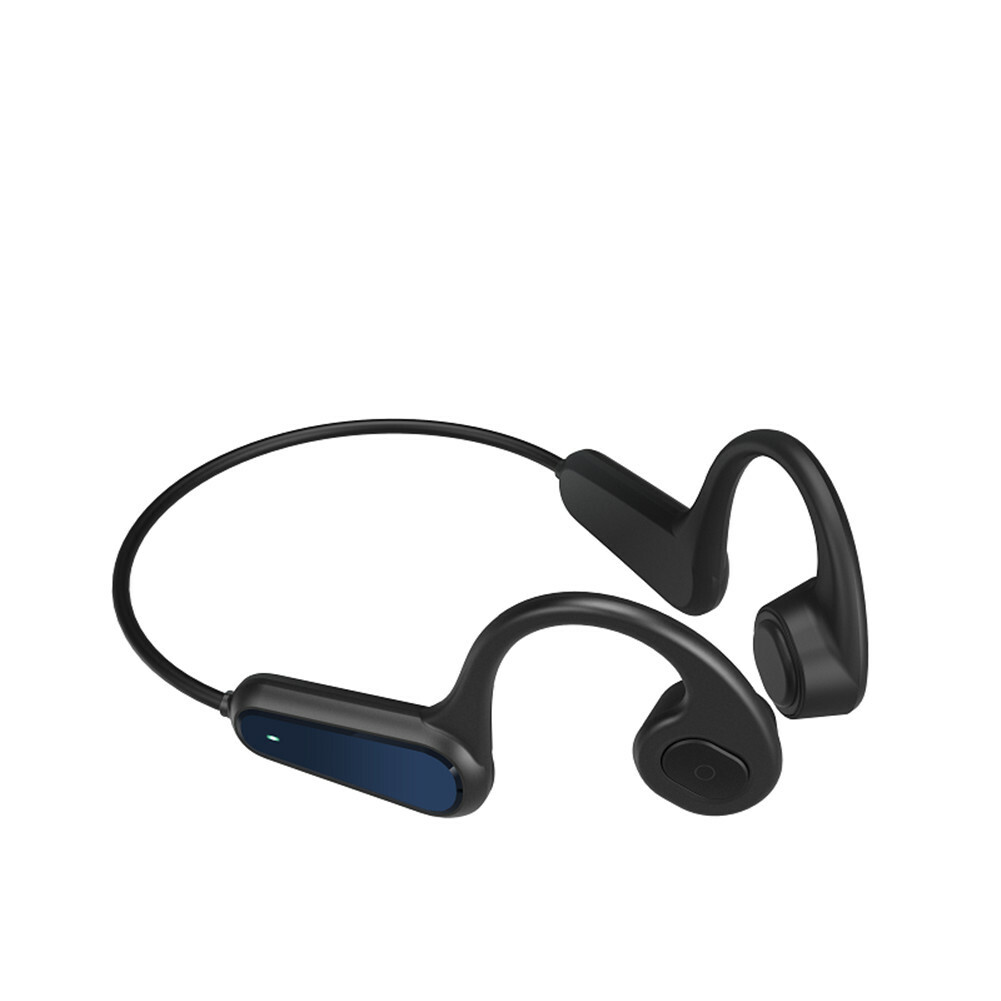Bone Conduction Bluetooth Earpiece Wireless Headset Sport Earphone with Mic