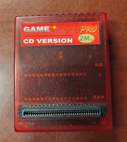 Game Hunter Pro versione CD 2Mega GameShark Cheat Card PlayStation 1 PS1 NON TESTATO